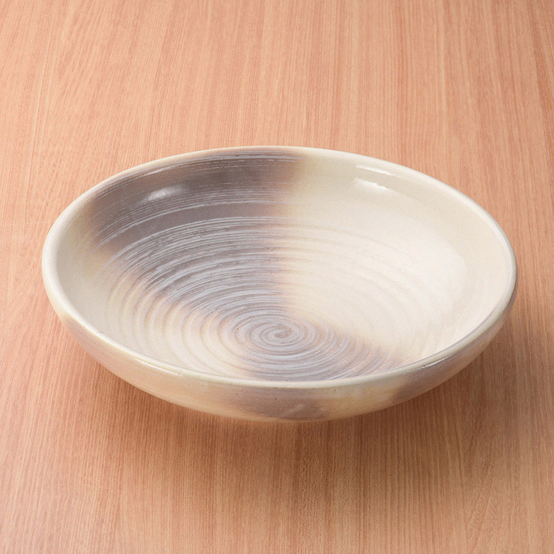 山万 01305-650 萩風めん鉢10号(萬古焼)  1個（ご注文単位1個）【直送品】