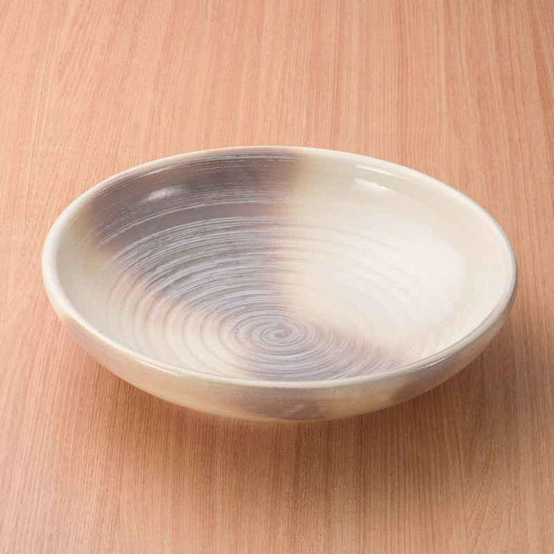 山万 01306-650 萩風めん鉢8号(萬古焼)  1個（ご注文単位1個）【直送品】