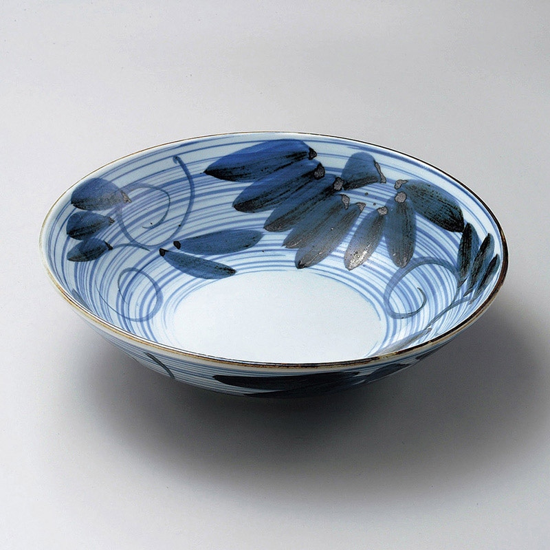 山万 01406-100 刷毛目大輪菊9.0鉢  1個（ご注文単位1個）【直送品】