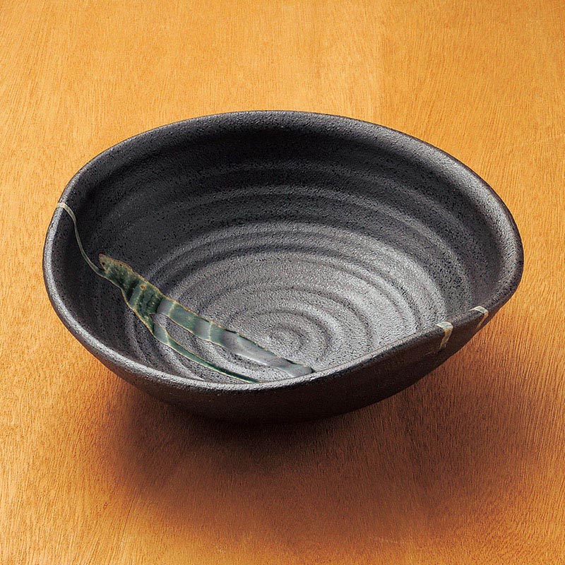 山万 01905-140 南蛮織部流7.0平鉢  1個（ご注文単位1個）【直送品】