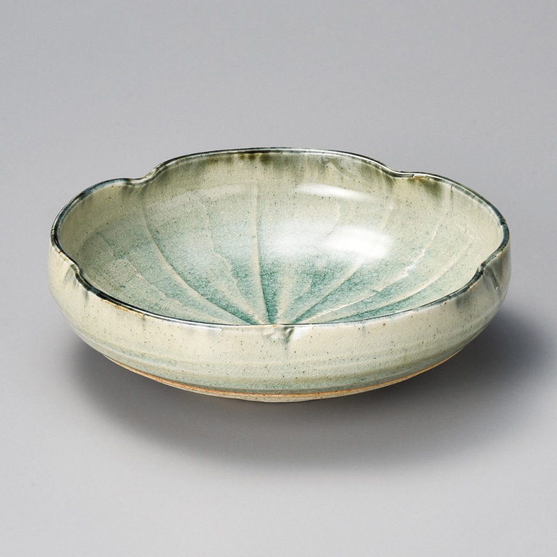 山万 02008-550 御深井花型大鉢  1個（ご注文単位1個）【直送品】