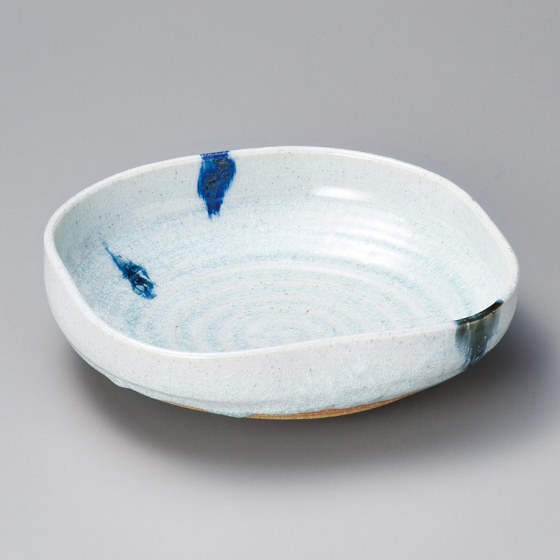 山万 02006-580 御深井流大鉢(手造り)  1個（ご注文単位1個）【直送品】