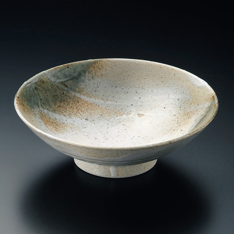 山万 02316-170 雪志野8.0盛鉢  1個（ご注文単位1個）【直送品】