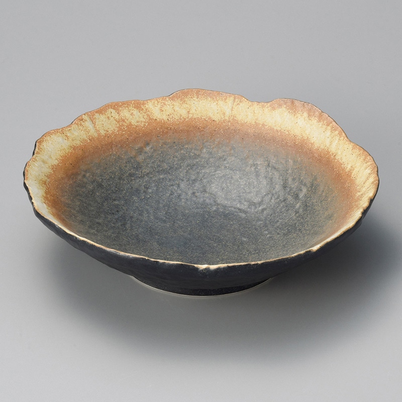 山万 02010-580 夜明け8.0盛皿  1個（ご注文単位1個）【直送品】