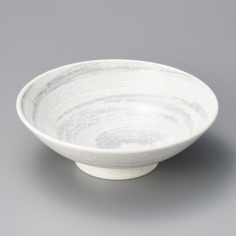 山万 01513-170 早瀬白雪8.0盛鉢  1個（ご注文単位1個）【直送品】