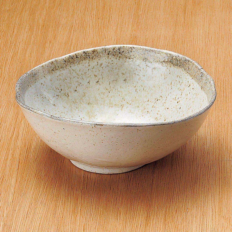 山万 02217-170 白唐津変型大鉢  1個（ご注文単位1個）【直送品】