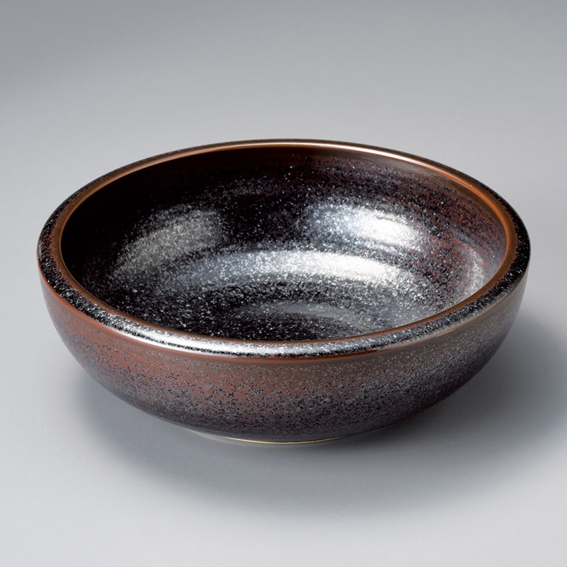 山万 04508-470 火色流し8.0深鉢  1個（ご注文単位1個）【直送品】