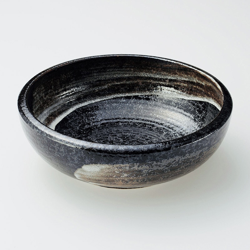 山万 02513-180 白刷8.0鉢  1個（ご注文単位1個）【直送品】