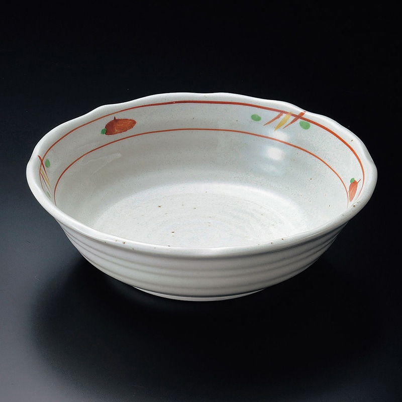 山万 02708-180 赤絵平安5.5鉢  1個（ご注文単位1個）【直送品】