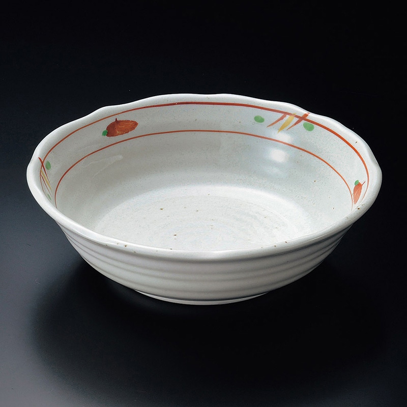 山万 02709-180 赤絵平安4.5鉢  1個（ご注文単位1個）【直送品】