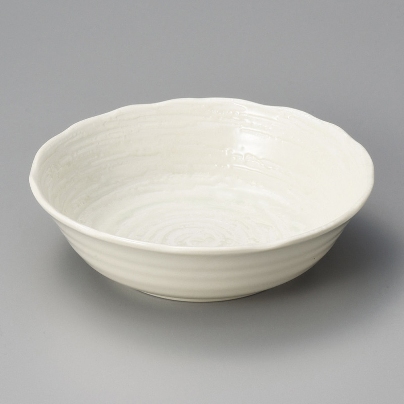 山万 02718-180 吉祥粉引5.5鉢  1個（ご注文単位1個）【直送品】