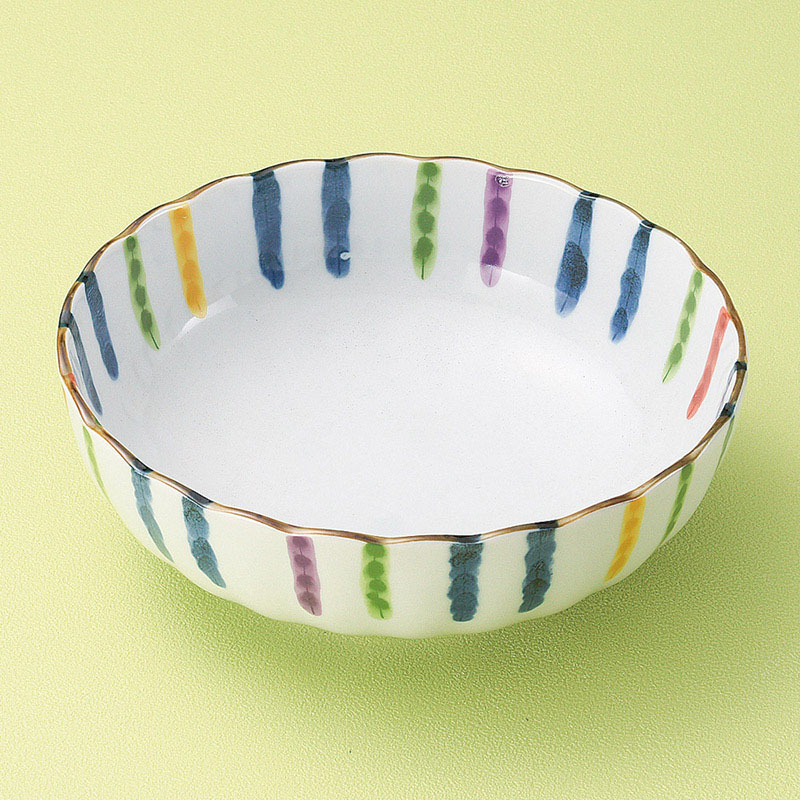 山万 02821-100 彩十草6.8盛鉢  1個（ご注文単位1個）【直送品】