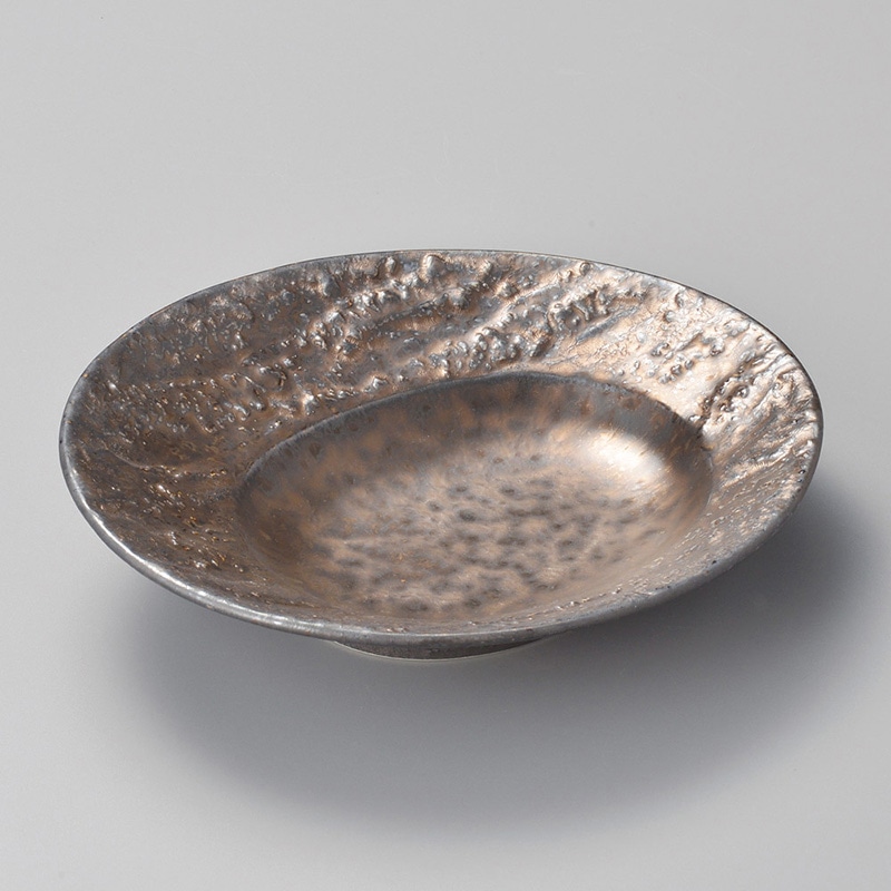 山万 03811-170 金結晶オーバルボウル  1個（ご注文単位1個）【直送品】