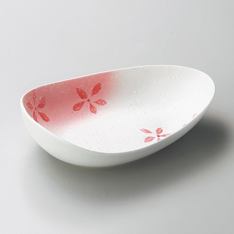 山万 04104-580 ラスター花散らし変型サラダボー 1個（ご注文単位1個）【直送品】