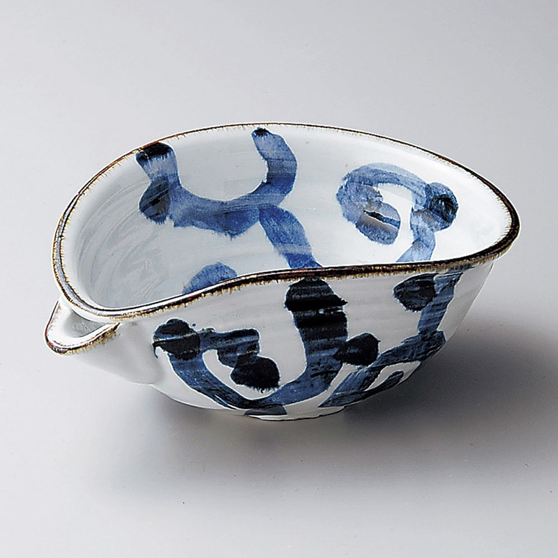 山万 04204-170 かいらぎタコ唐草片口7.0鉢  1個（ご注文単位1個）【直送品】