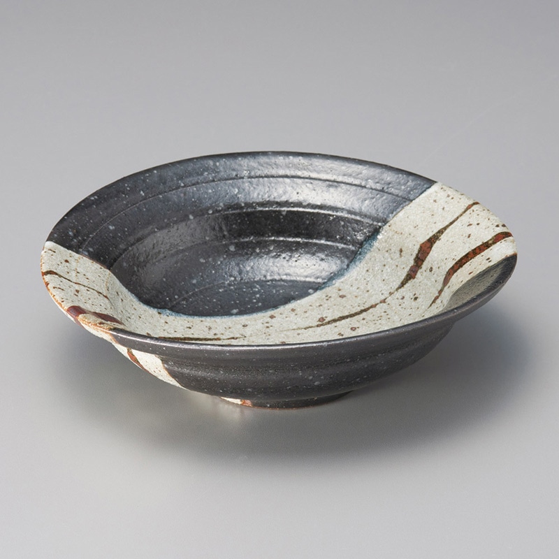 山万 04209-510 天目十草55ひねり鉢  1個（ご注文単位1個）【直送品】