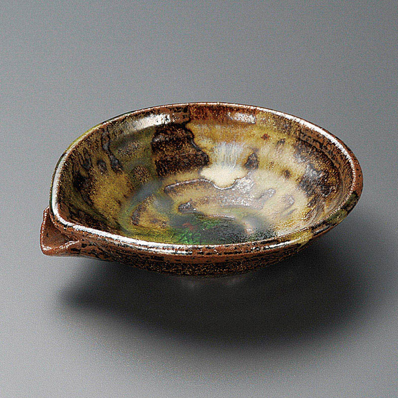 山万 04304-180 鉄三彩5.0片口鉢  1個（ご注文単位1個）【直送品】