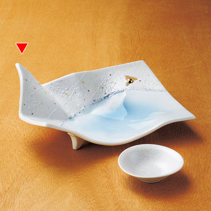 山万 04619-140 折り紙ラスター皿  1個（ご注文単位1個）【直送品】