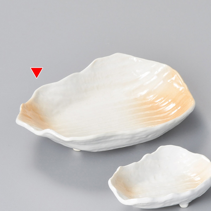 山万 04729-550 あけぼの岩型刺身鉢  1個（ご注文単位1個）【直送品】