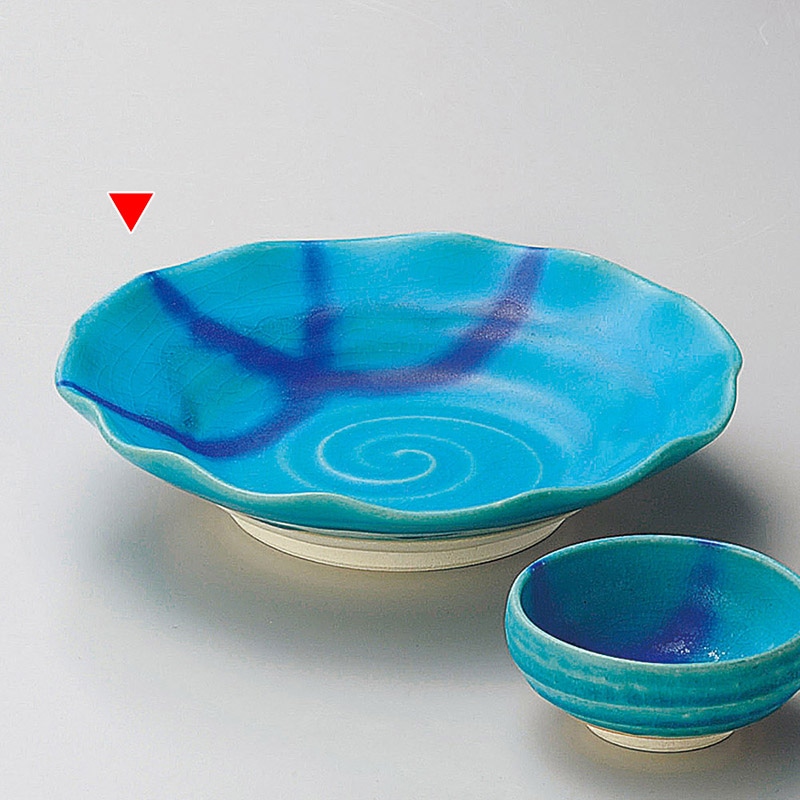 山万 04815-170 トルコ輪花5.5刺身鉢  1個（ご注文単位1個）【直送品】