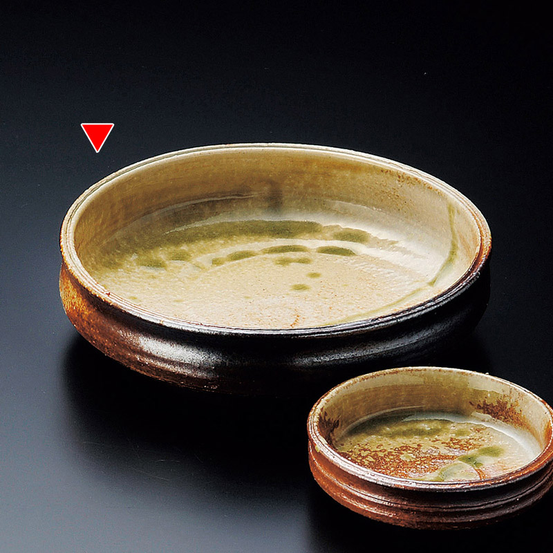 山万 04825-660 古信楽5.5刺身鉢(信楽焼)  1個（ご注文単位1個）【直送品】