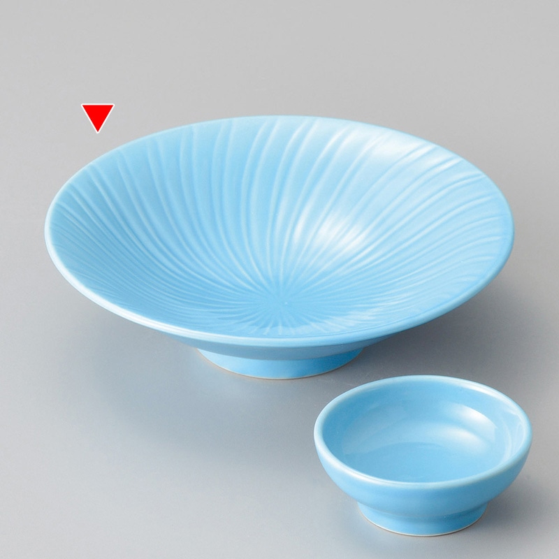 山万 04819-730 トルコブルー平鉢(有田焼)  1個（ご注文単位1個）【直送品】