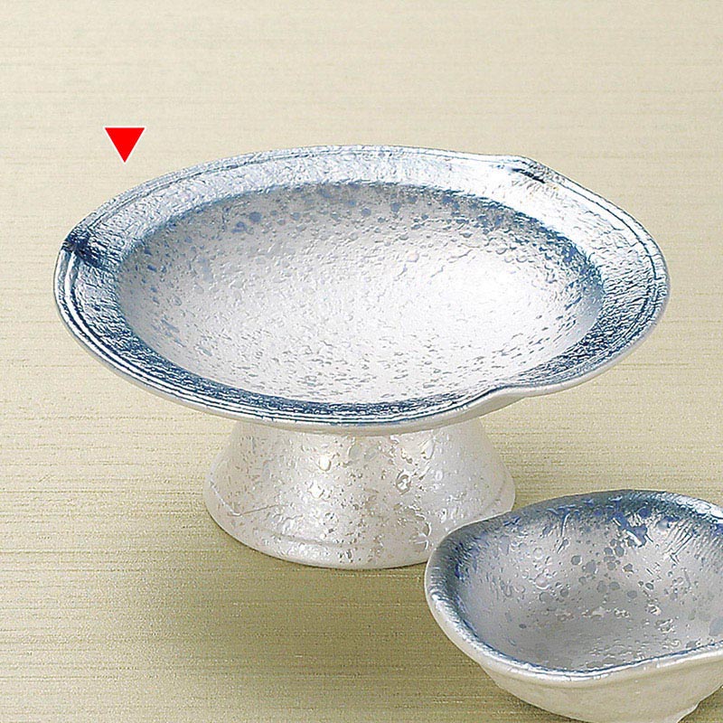 山万 04911-130 コバルト吹ラスター三ッ押高台刺 1個（ご注文単位1個）【直送品】