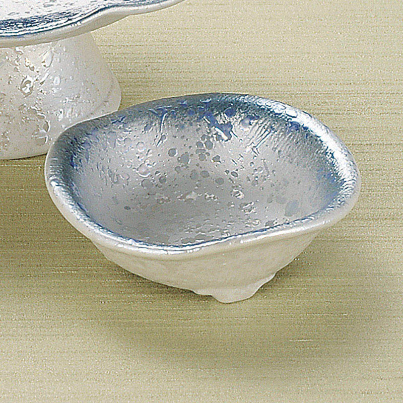 山万 04912-130 コバルト吹ラスター三ッ足千代久 1個（ご注文単位1個）【直送品】