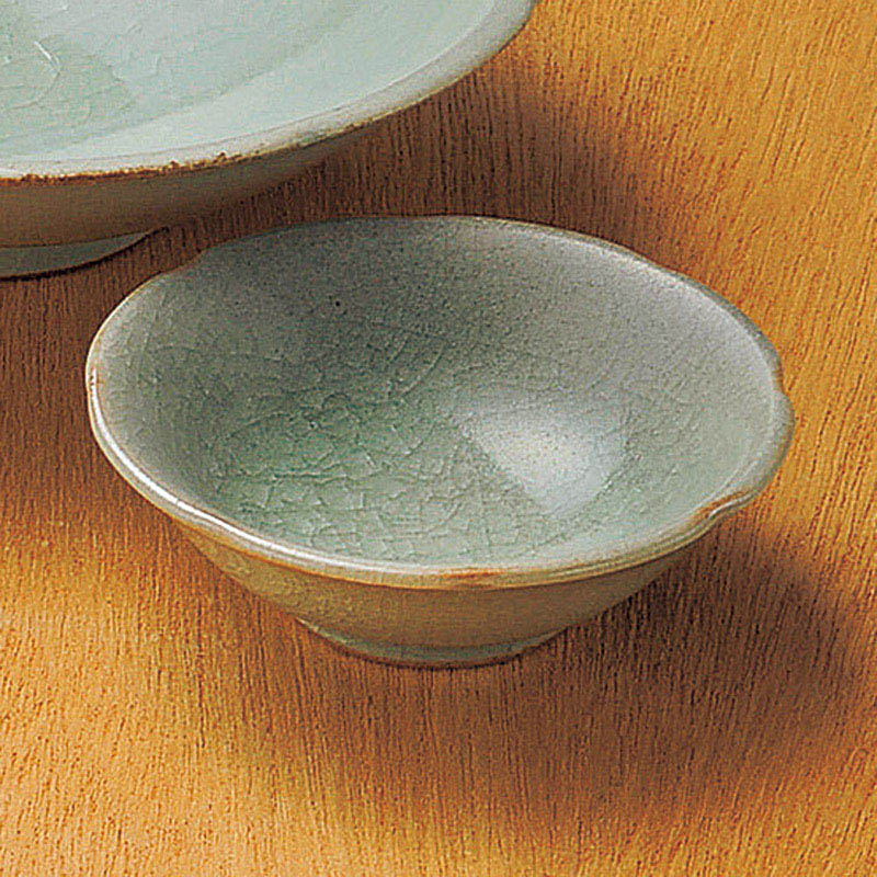 山万 05140-200 ヒワ貫入輪花千代久  1個（ご注文単位1個）【直送品】