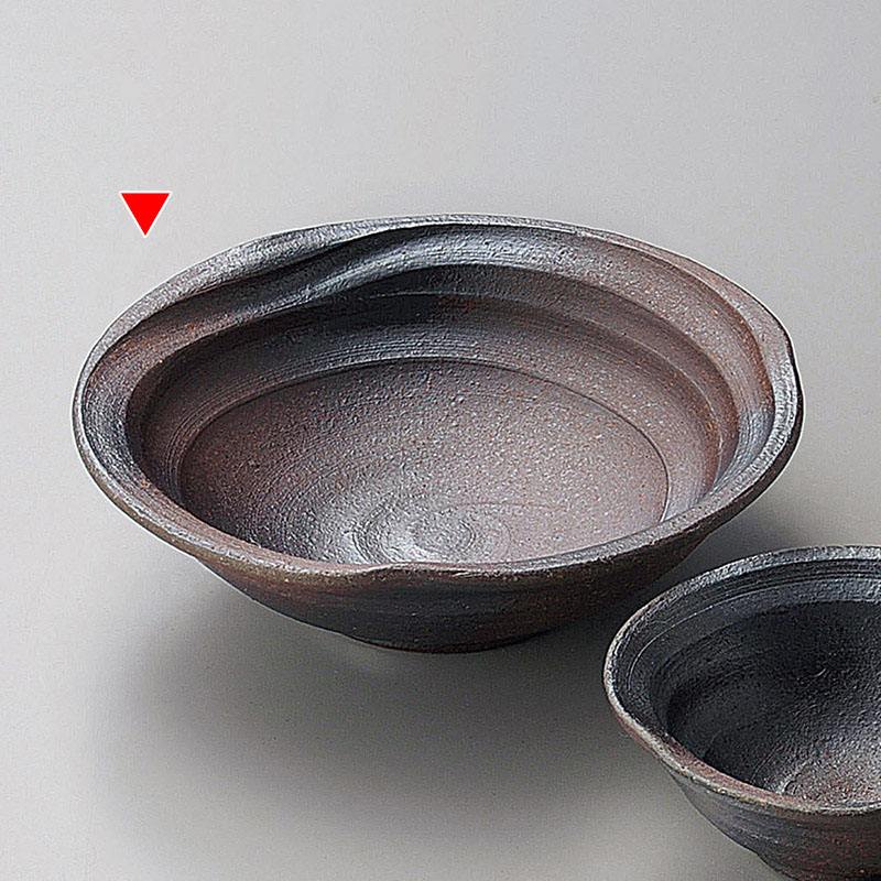 山万 05229-550 焼炎刺身鉢  1個（ご注文単位1個）【直送品】