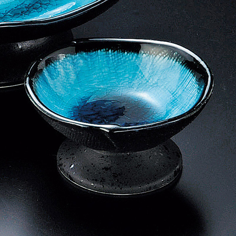 山万 05226-230 ぎやまん高台千代久  1個（ご注文単位1個）【直送品】