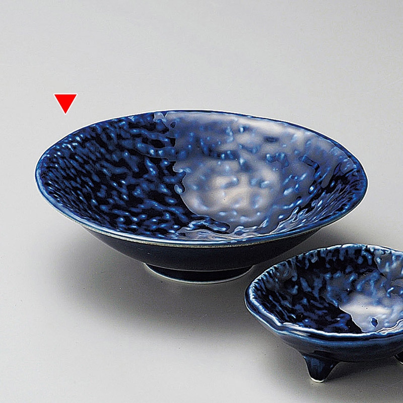 山万 05235-020 藍紺岩清水向付  1個（ご注文単位1個）【直送品】