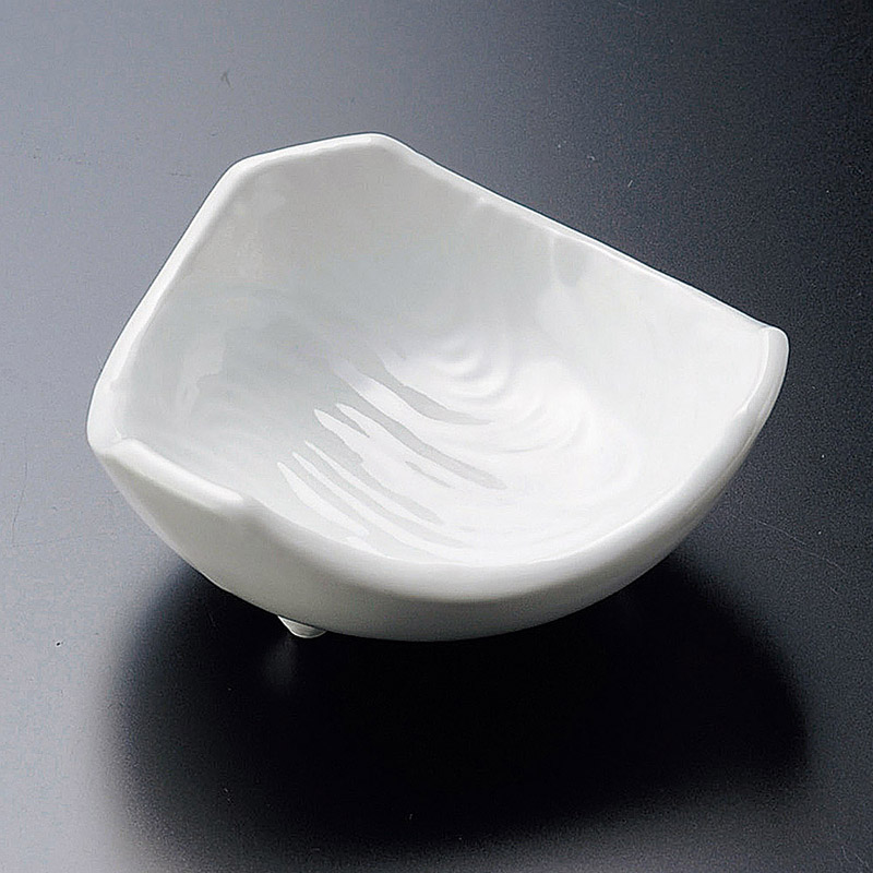 山万 05409-430 白磁流水型千代久  1個（ご注文単位1個）【直送品】