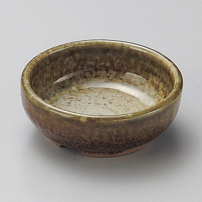 山万 05430-570 織部かすみ三ッ足丸千代久  1個（ご注文単位1個）【直送品】