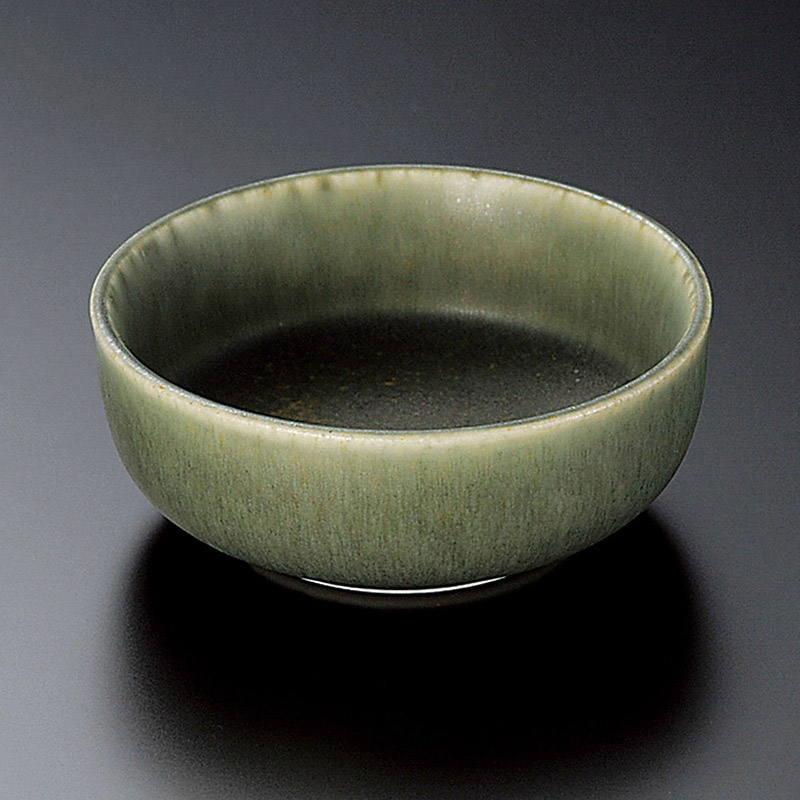 山万 05527-230 灰オリベミニ鉢  1個（ご注文単位1個）【直送品】