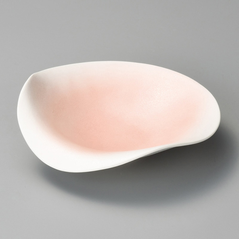 山万 05620-460 ピンクウェーブ7寸向付  1個（ご注文単位1個）【直送品】