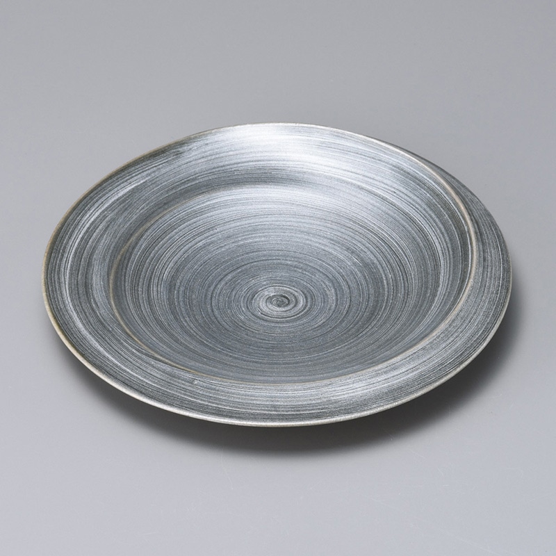 山万 05707-460 銀彩渦巻向付  1個（ご注文単位1個）【直送品】