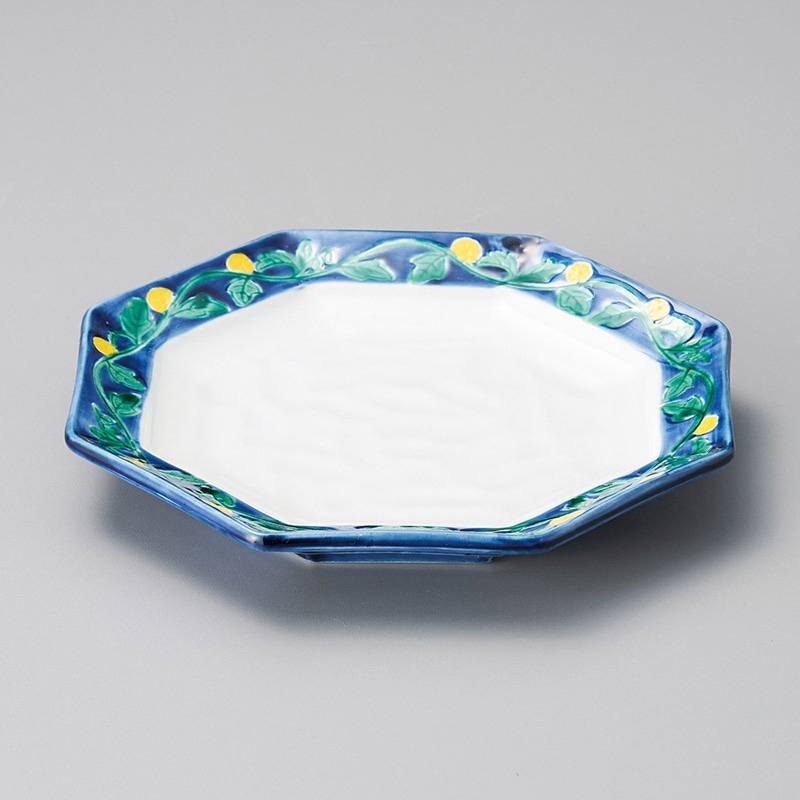 山万 05810-140 交趾唐草八角6.0皿  1個（ご注文単位1個）【直送品】