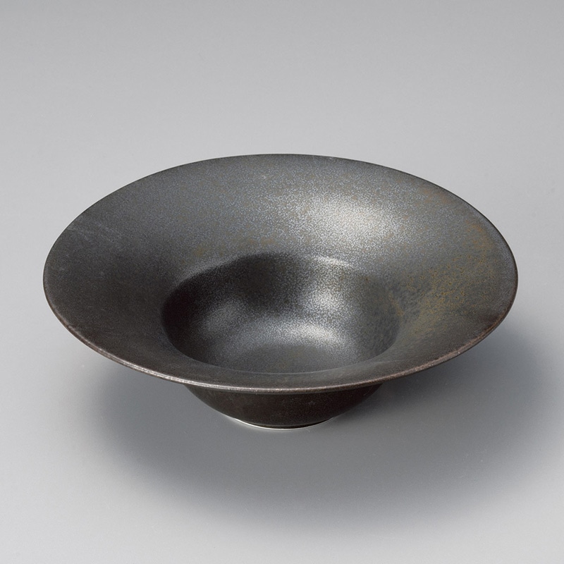 山万 05915-460 黒マットスィング鉢(大)  1個（ご注文単位1個）【直送品】