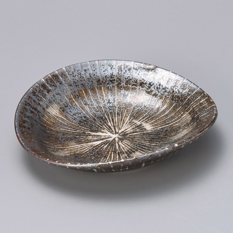 山万 05905-510 雪志野おでん皿  1個（ご注文単位1個）【直送品】