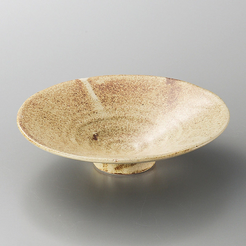 山万 05819-030 新粉引19cm平鉢  1個（ご注文単位1個）【直送品】