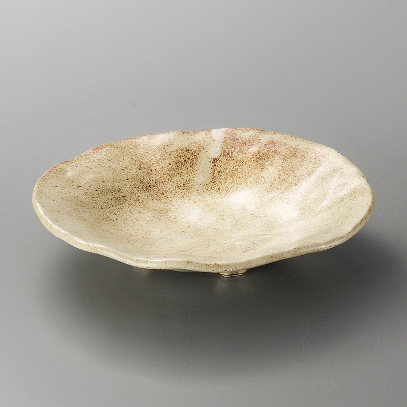 山万 05926-030 新粉引タタラ三足鉢  1個（ご注文単位1個）【直送品】