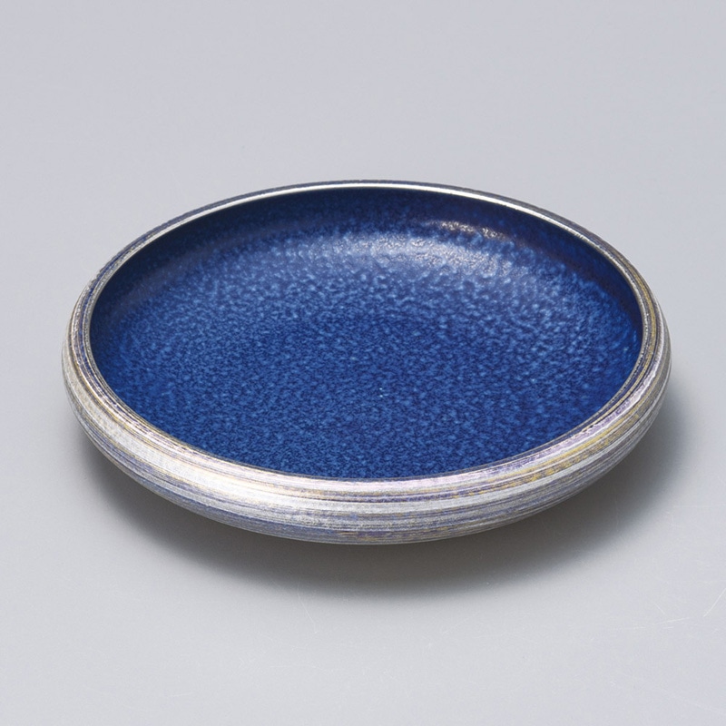 山万 06512-450 青釉紫金彩5.5刺身鉢  1個（ご注文単位1個）【直送品】