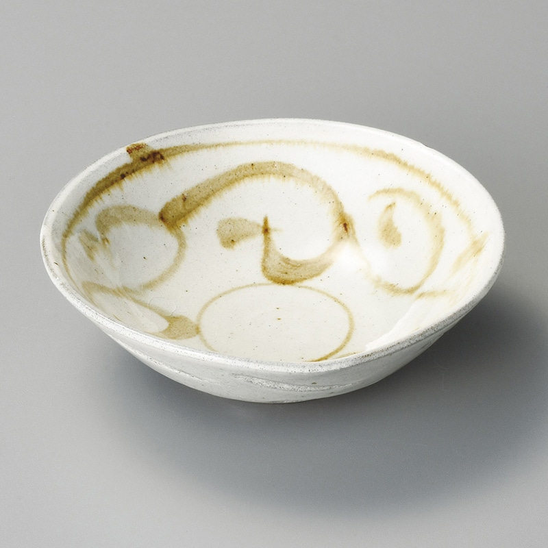 山万 07304-440 あめ唐草貝型向付 1個(ご注文単位1個)【直送品】