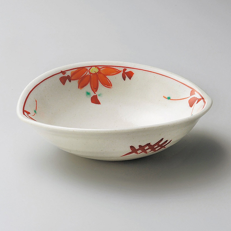 山万 06308-580 赤絵花つなぎすげ傘向付  1個（ご注文単位1個）【直送品】