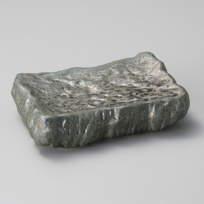 山万 06405-310 岩石(黒)角プレート  1個（ご注文単位1個）【直送品】