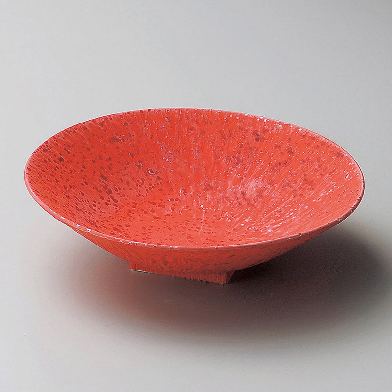 山万 06305-140 朱釉向付  1個（ご注文単位1個）【直送品】