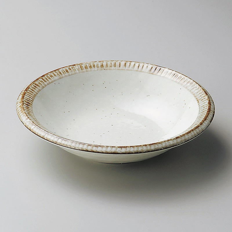 山万 06322-100 渕錆粉引5.0丼  1個（ご注文単位1個）【直送品】