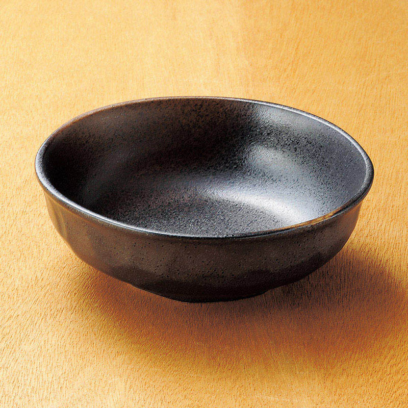 山万 06318-470 黒備前金茶吹タタキ5.5鉢  1個（ご注文単位1個）【直送品】