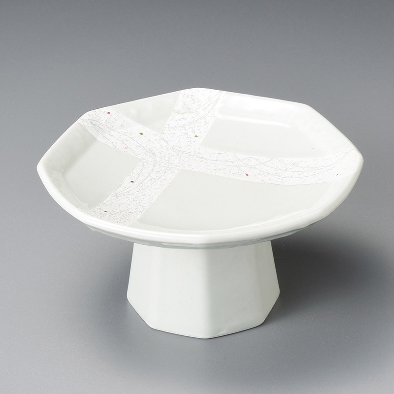 山万 06603-250 ラスター八角高台  1個（ご注文単位1個）【直送品】